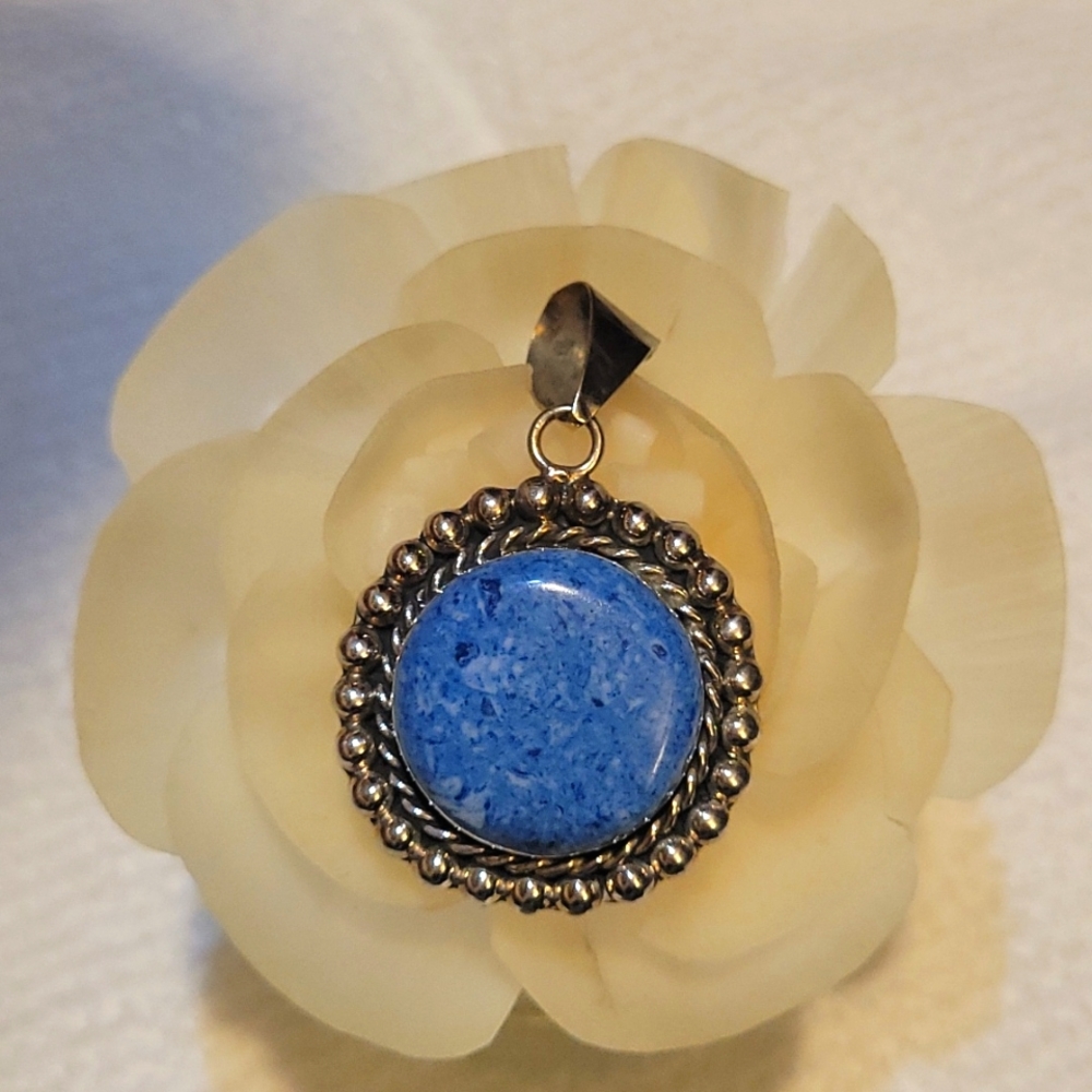 Vintage Lapis Pendant
